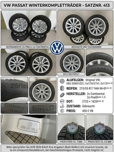 413 passat winterreifensatz - 413-vw,